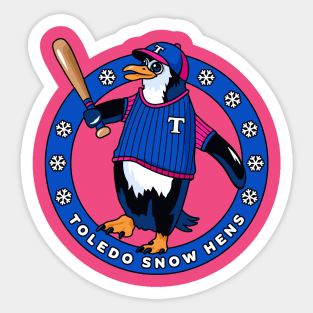 Toledo Snow Hens Sticker